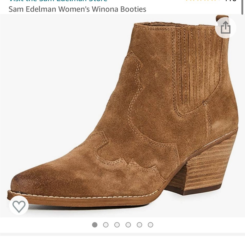 Sam Edelman Winona bootie western size 9.5. Brand new missed return window.